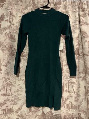altar'd state green long sleeve dress Altar'd State Lace Long Sleeve Green Dress XS